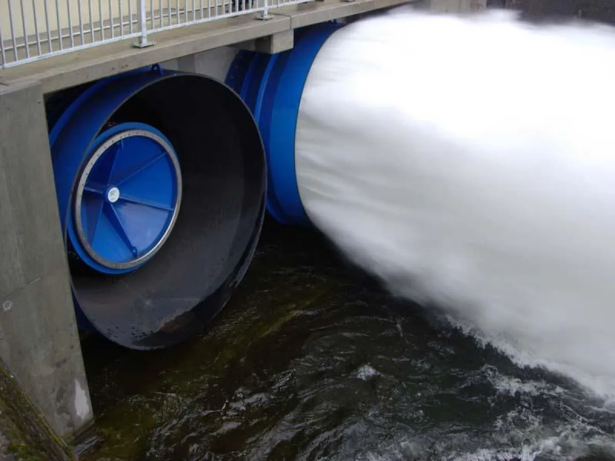 VAG Armaturen im Schieberhaus der Rurtalsperre Schwammenauel