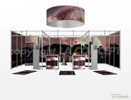 Bild: Messestände für die Schuhmesse GDS und Global Shoes