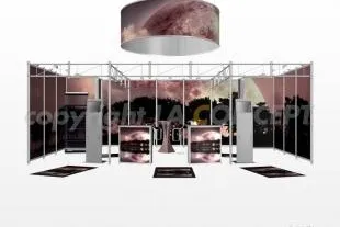 Bild: Messestände für die Schuhmesse GDS und Global Shoes