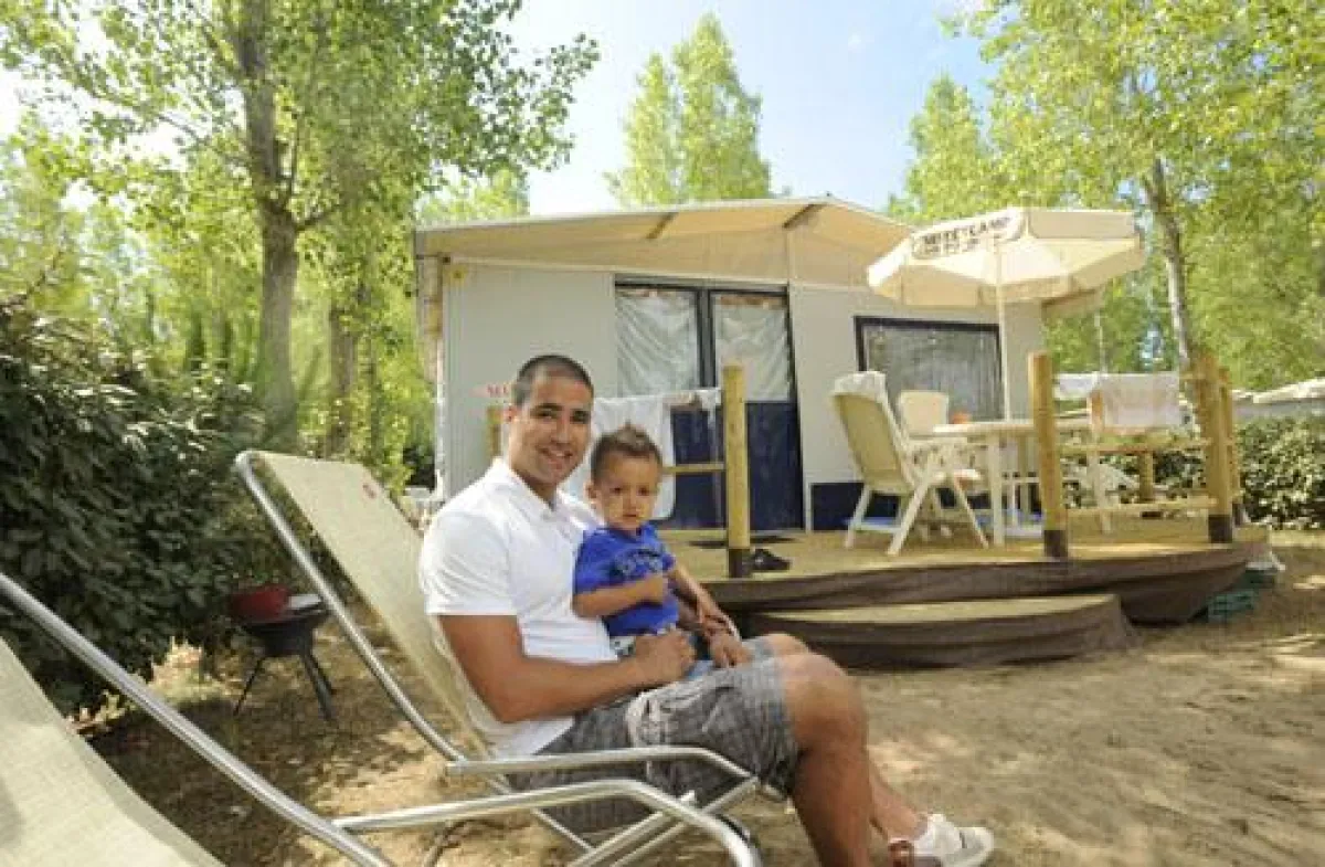 Lodge-Zelt auf Camping I Pini