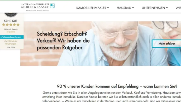 Bild: Gilbers Baasch Immobilien - zuverlässiger Immobilienmakler Trier