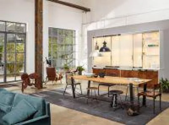Bild: Vintage-Charme trifft auf industrielle Materialien - Die Stil-Inspiration "Industrial Style"