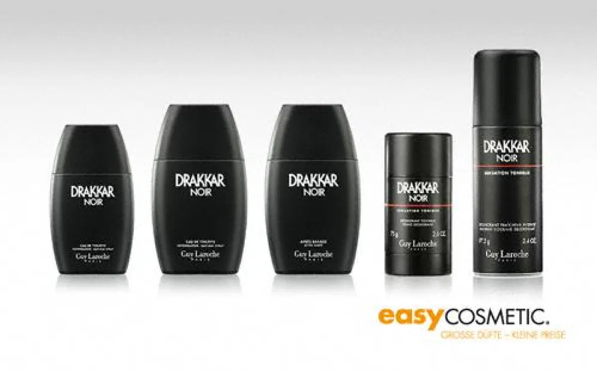 Düfte und Pflegeprodukte aus der Parfumserie Drakkar Noir