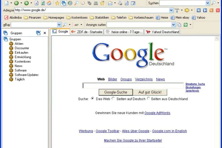 Bild: Abolimba Multibrowser - Die komfortable Browser-Alternative