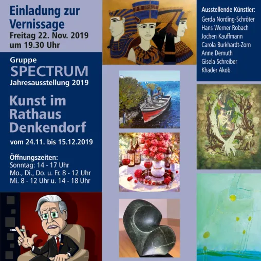 Ausstellung der Künstlergruppe SPECTRUM 2019 Bild: Ausstellung der Künstlergruppe SPECTRUM 2019