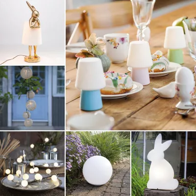 Bild: Deko- und Geschenkideen für Ostern – Leuchtende Tipps von Lampenwelt.de