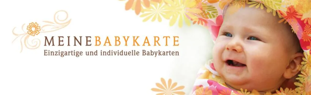 Individuelle und einzigartige Babykarten von MEINEBABYKARTE.DE