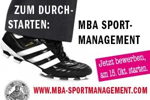 Bild: Startschuss zur Sportmanagementkarriere fällt im Oktober