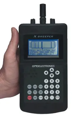 Bild: ba-nachrichtentechnik vertreibt Frequenzzähler und Nahfeldempfänger von OPTOELECTRONICS Inc. USA