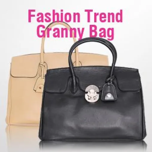 Bild: Die Luxusbabe Boutique präsentiert Taschen im aktuellen Granny Look
