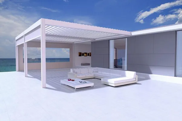 Bild: Das neue Renson Lamellendachsystem exklusiv im La Casa in Kempten