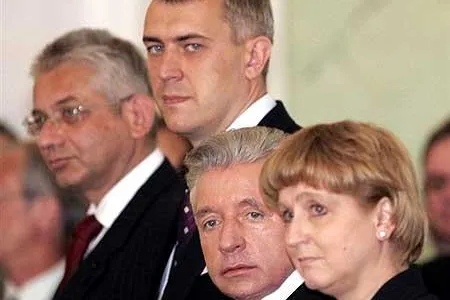 Bild: Lepper und Giertych - unbeliebteste Politiker Polens