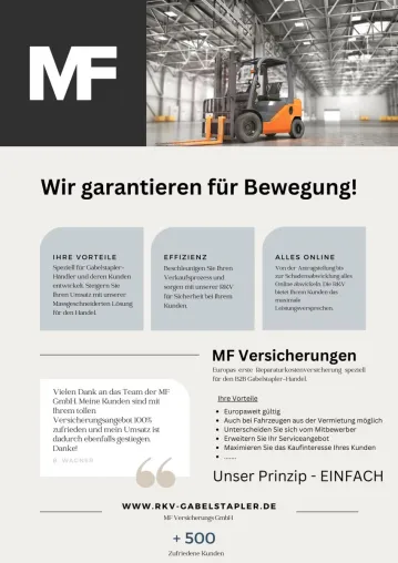 Bild: Neue Garantiekostenversicherung für die Fördertechnik