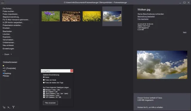 Bild: Fotosoftware „Fotowerkzeuge 2“: Überarbeitete Ausgabe erschienen