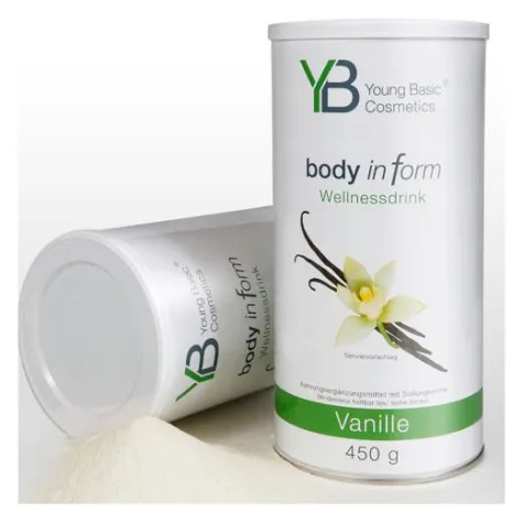 Der neue body in form Wellnessdrink mit Stevia von Young Basic Cosmetics Bild: Der neue body in form Wellnessdrink mit Stevia von Young Basic Cosmetics
