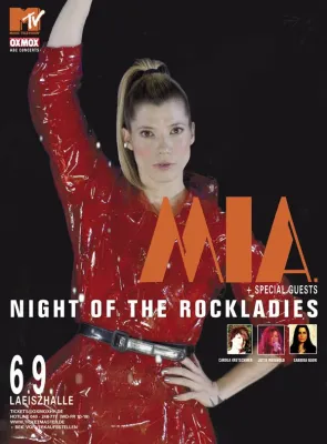 Bild: NIGHT OF THE ROCKLADIES - MIA. spielen am 6. September in der Hamburger Laeiszhalle