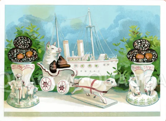 Bild: Lust am Fleisch: Eine exklusive Sammlung historischer Designvorlagen für Fleischerei-Schaufenster 