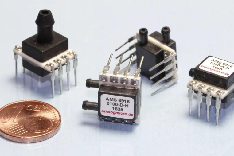 Bild: Mini-Drucksensor AMS 6916 für Beatmungsgeräte