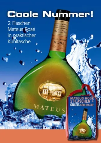 Bild: Mateus Rosé mit Gratis Kühltasche - Die coole Nummer für heiße Tage