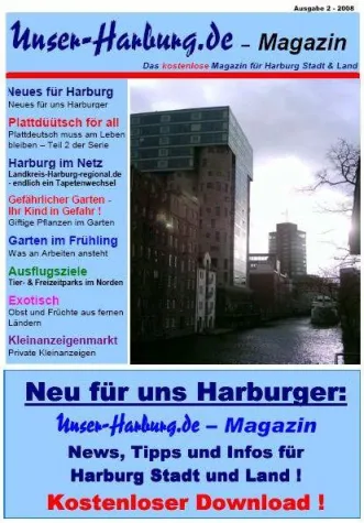 Zweite Ausgabe vom unser-Harburg.de - Magazin Bild: Zweite Ausgabe vom unser-Harburg.de - Magazin
