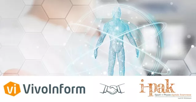 Bild: Praxissoftware integriert die digitale Anamnese (Partnerschaft: VivoInform & i-pak)