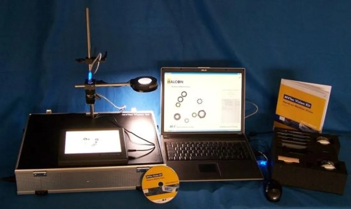 MVTec Visison Kit: mit dem eigenen Notebook zu einem Machine-Vision-System verbunden.