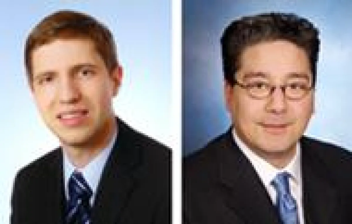 Florian Seeanner, Jürgen Effenberger (v.l.), Geschäftsführer von SimPlan Systems GmbH