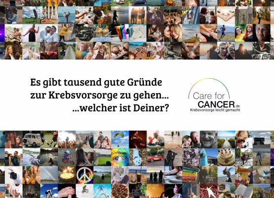 Bild: Tausend gute Gründe für die Krebsvorsorge