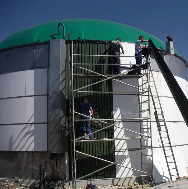 Der Bau der landwirtschaftlichen Biogasanlage in Prilozany, Tschechien, wurde in vier Monaten durchgeführt