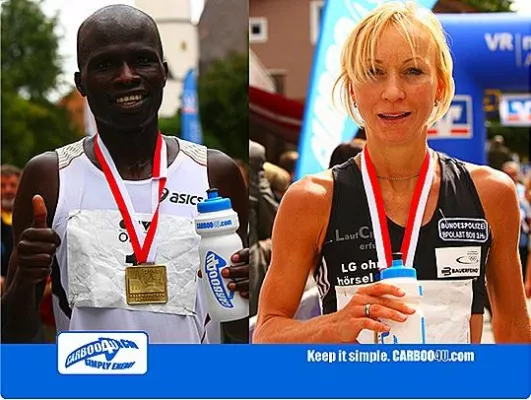 Bild: Carboo4U Sporternährung freut sich über Weltklasse-Leistungen beim 19. OMV-Halbmarathon in Altötting