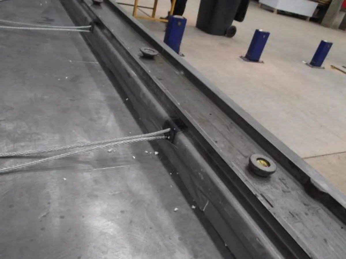 Schalung mit integrierten Seilschlaufen