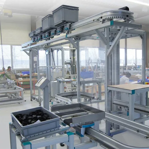 Bild: Montrac präsentiert automatisierte Lageranbindung auf der LogiMAT 2011