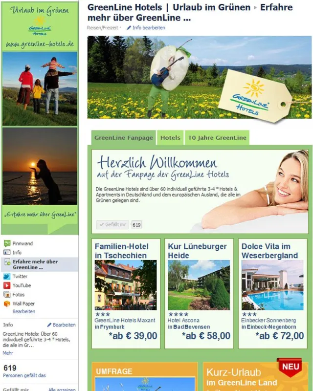 GreenLine Facebook CMS