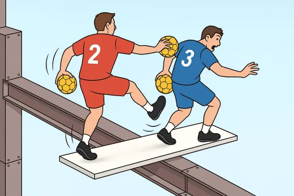 Bild: Wiederholungsspiel Essen vs. Dessau – Wenn ein Handballspiel zum Symbol wird