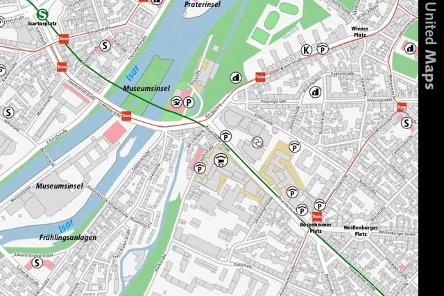 Bild: United Maps stellt hochauflösende Deutschland-Karte vor - mehr Details und tieferer Zoom im Geoweb