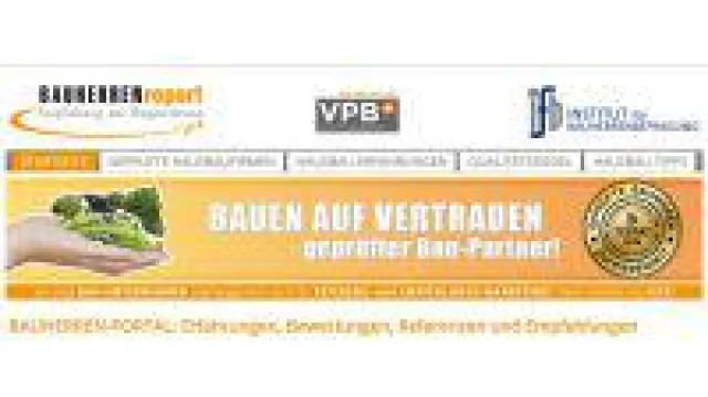 Bild: BAUHERREN-PORTAL: Qualitätsbotschaften im Haus- und Wohnungsbau besser transportieren