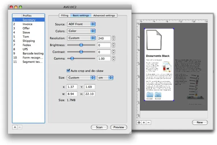 Bild: ExactScan 2.8 goes mobile - Treiber für mobile Scanner mit OCR für den Mac