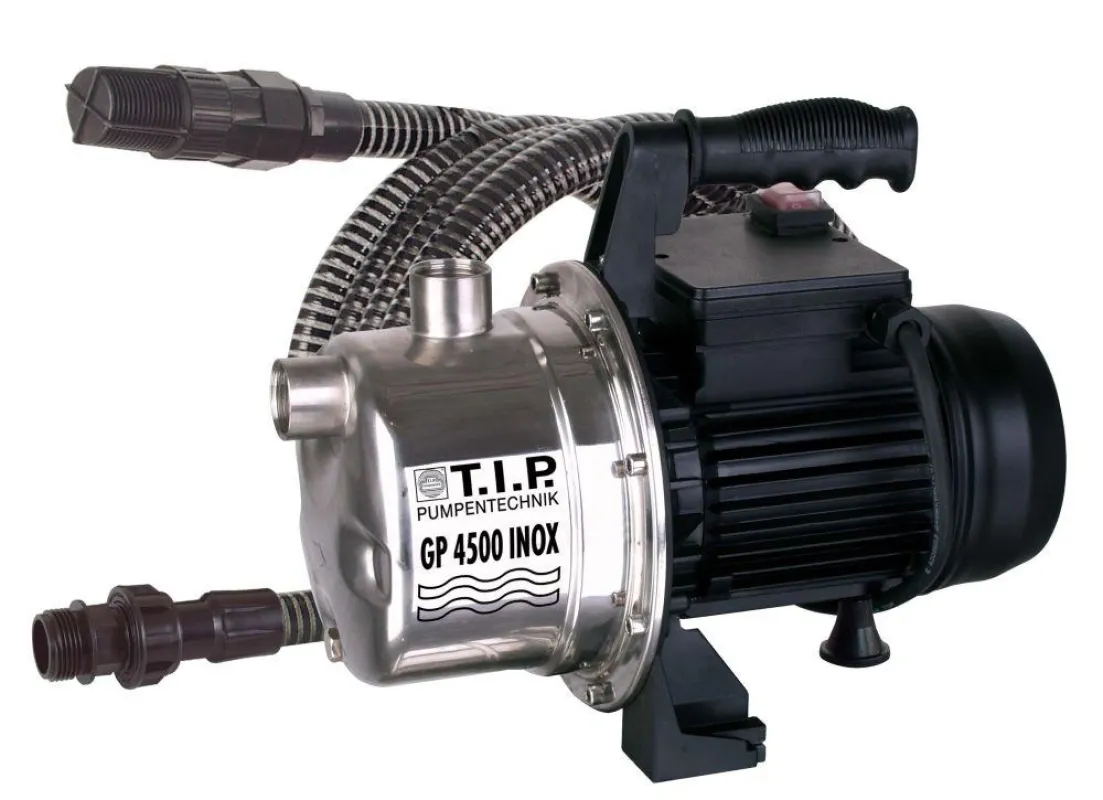 TIP Gartenpumpe GP 4500 mit Saugschlauch
