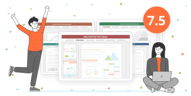 Bild: ONLYOFFICE Docs 7.5: Brandneuer PDF-Editor, mehr Barrierefreiheit und zahlreiche Quality-of-Life-Features