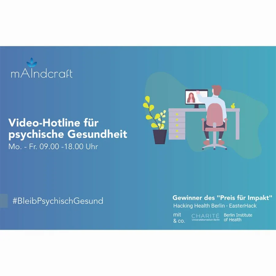 mAIndcraft - Videogestützte Hotline für die psychische Gesundheit während der Coronakrise