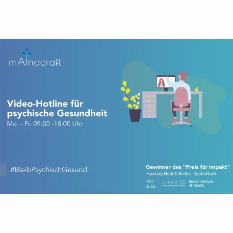 Bild: Psychotherapeutische Hilfe in Krisenzeiten mit mAindcraft