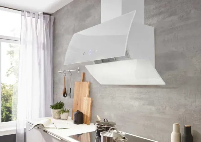 Bild: Sesam öffne dich – Brisa Schräghaube mit schwebenden Türen von refsta