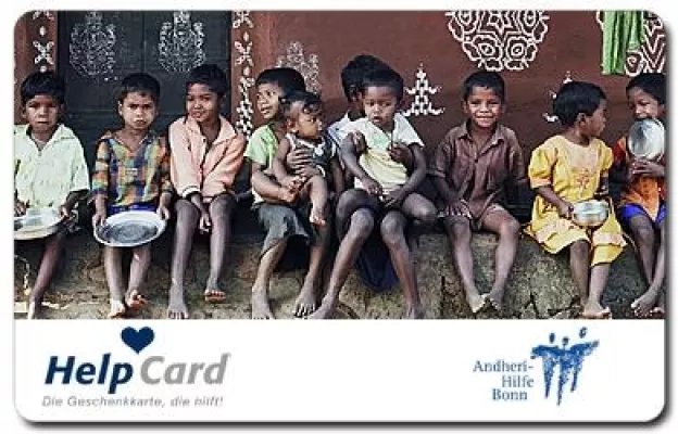 Bild: Mit Weihnachtsgeschenk Gutes tun - Die Helpcard ist in ihrer Art weltweit einmalig.