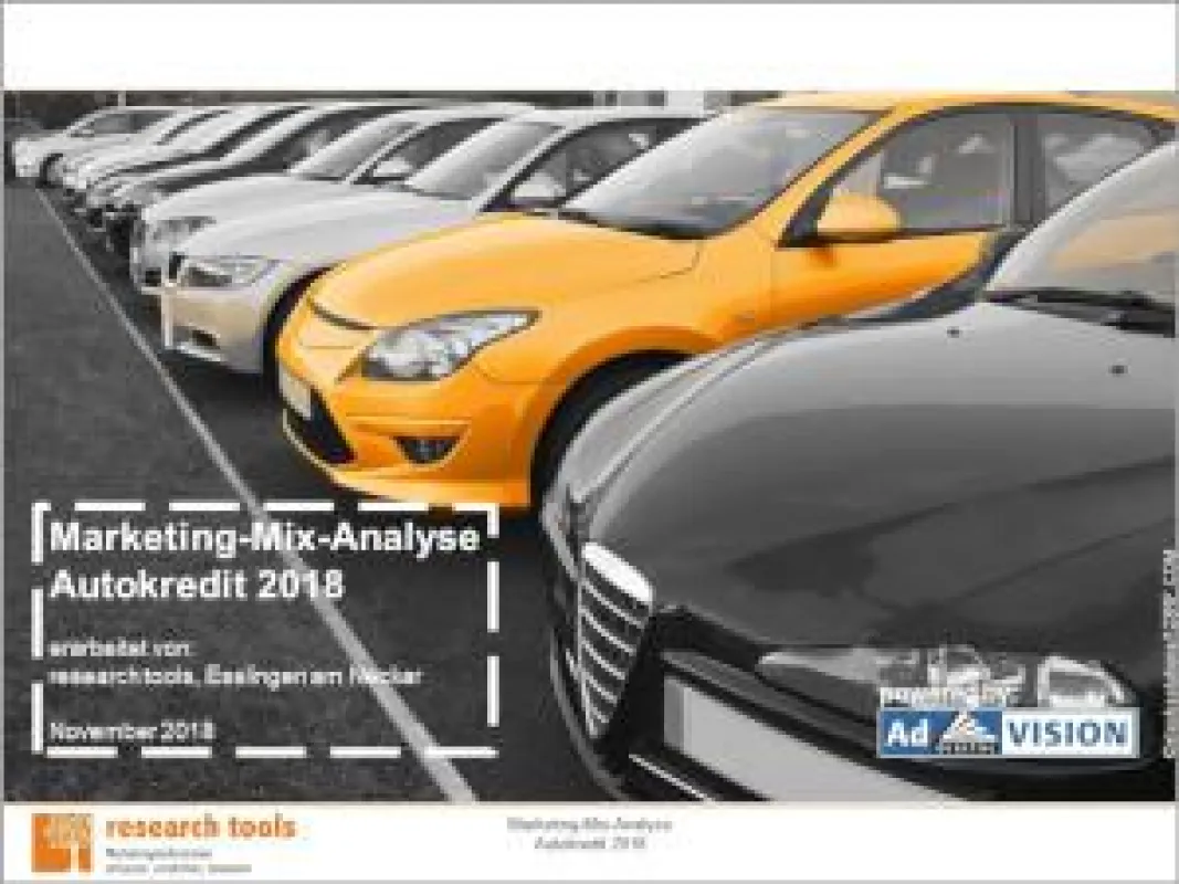 Marketing-Mix-Analyse Autokredit 2018