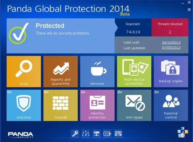 Bild: „Panda Global Protection 2014“-Beta mit Multi-Device- und Multi-Plattform-Support