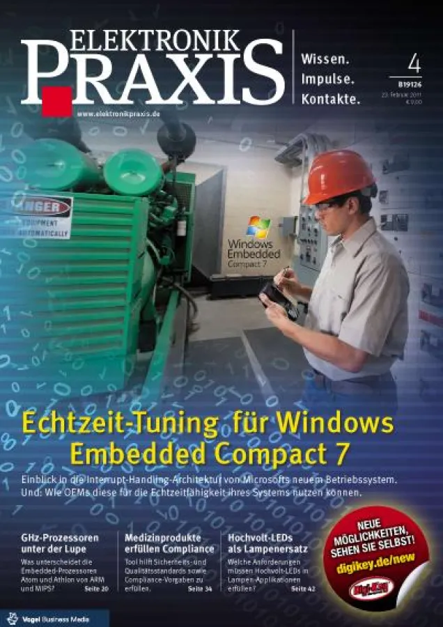 Elektronikpraxis Ausgabe 4/2011 ist auch als ePaper abrufbar unter www.elektronikpraxis.de/epaper