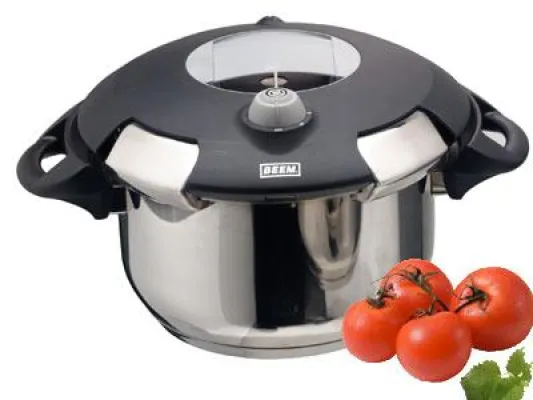 Der Steamer im Kochtopfformat Bild: Der Steamer im Kochtopfformat