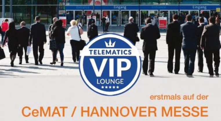 Bild: Erleben Sie die Innovationen der „TOPLIST der Telematik“ in der Telematics VIP-Lounge zur CeMAT 2018