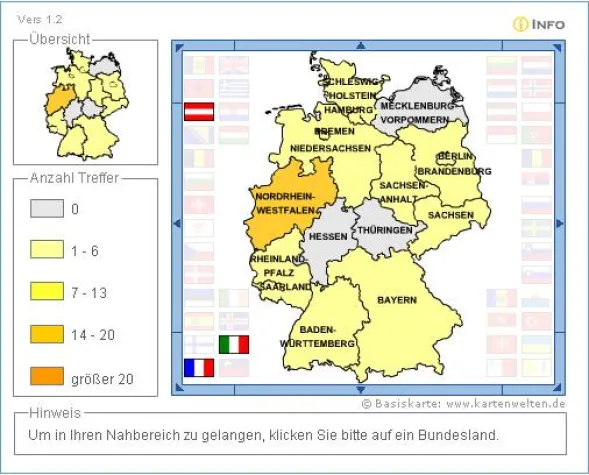Bild: Visualisierung raumbezogener Informationen
