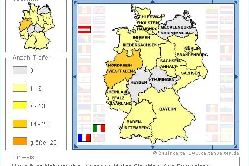 Bild: Visualisierung raumbezogener Informationen